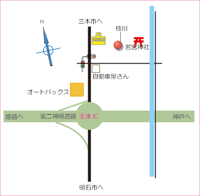 お祝い絵画制作枝川までの地図